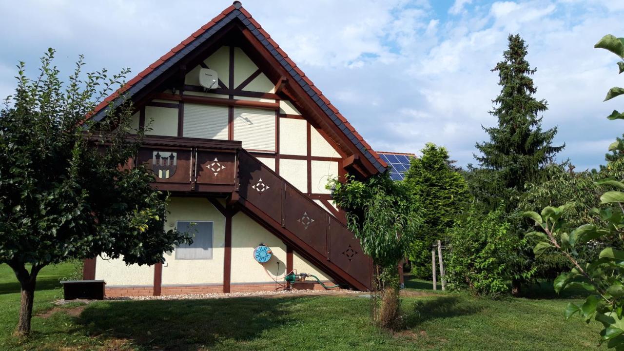 Ferienwohnung Zur Saaleaue Wettin ภายนอก รูปภาพ
